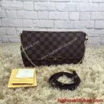 Best Quality Clone Louis Vuitton FAVORITE Lady Damier Ebene Canvas Handbag for sale